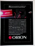 Orion Car Audio Amplifier Loudspeaker Xtr 2100 Hcca Vintage 1991 Print Ad. Fixed Price $13.50.