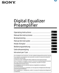 Sony XDP-210EQ Car Amplifier User Instruction Manual Free Shipping. Fixed Price $18.99.