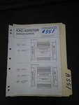 Kenwood KAC-428S/528 Service Manual Original Repair Book. Fixed Price $49.99.