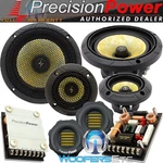 Precision Power P.65C3 Ppi 6.5" 400W 3WAY Component Speakers Crossovers Tweeters. Fixed Price $299.99.