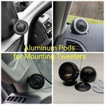 Pioneer Ts - C172PRS, Aluminum Pods For Tweeters. Fixed Price $65.00.