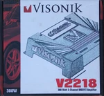 Visonik V2218 300 Watt Ch Amplifier New Msrp $165.00. Fixed Price $75.00.
