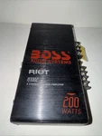 Boss Audio R1002 Riot 200W 2-CHANNEL Class A/b Car High Power Amplifier. Fixed Price $40.00.