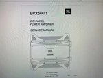 Jbl BPX500.1 Service Manual Digital. Fixed Price $5.99.