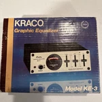 Nos Kraco Model KE-3 Car Graphic Equalizer And Power Booster Amp Circa 1980. Fixed Price $125.00.