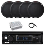 Pyle Marine Bluetooth Receiver, 4X 3.5'' 200W Speakers, Amp, Antenna. Fixed Price $181.99.
