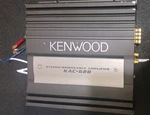 Kenwood KAC-628 2-CHANNEL Bridgeable Car Stereo Amplifier 150W Rms. Fixed Price $75.00.