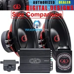 Pkg 2 Dd Audio SW10-D4 10" Subwoofers + SS600 Mini Monoblock 600W Rms Amplifier. Fixed Price $349.00.