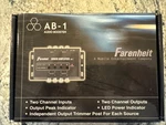 Farenheit AB1 Audio Booster 4 Channel Amplifier, New In Box. Fixed Price $29.99.