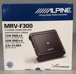 Alpine MRV-F300 V-power 4 Channel Car Amplifier 600W Peak New Old Stock Nos. Fixed Price $249.88.