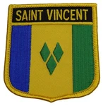 Pack Of 12 Saint Vincent Country Embroidered Iron Patch FPS-200. Fixed Price $44.88.