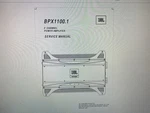 Jbl BPX1100.1 Service Manual Digital. Fixed Price $5.99.