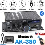 Dual Channel 800W Bluetooth Mini Hifi Power Amplifier Audio Stereo Car Fm. Fixed Price $21.99.