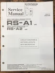 Pioneer RS-A1 RS-A2 Amplifier Service Manual *original*. Fixed Price $24.97.