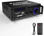 Sunbuck Small Stereo Amplifier, Receiver With Bluetooth, Black. Fixed Price $47.95.