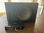 Kenwood Excelon X502-1 Class 1000W Mono Power Amplifier And Subwoofer Speaker. Fixed Price $249.94.