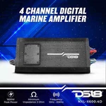 DS18 NXL-X600.4D 4-CHANNEL Amplifier Waterproof Class Full-range Ohms. Fixed Price $479.95.