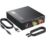 192KHZ Digital To Analog Audio Converter Dac Optical L/r Rca 3.5MM Jack Adapter. Fixed Price $9.98.