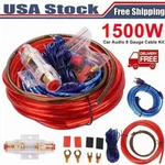 Car Audio Cable Kit 1500W Amplifier Install Rca Subwoofer Wiring 8 Gauge. Fixed Price $13.00.