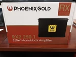 RX2250.1 - Phoenix Gold Watt Mono Amplifier With Remote Subwoofer Controler. Fixed Price $100.00.