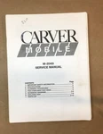 Carver M-2040I Mobile Amplifier Service Manual *original*. Fixed Price $24.97.