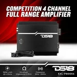 DS18 EXL-P800X4 Channel Korean Car Amplifier Class-ab Full Range Bass Knob. Fixed Price $179.00.