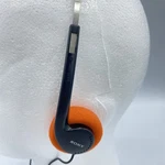 Genuine Sony Walkman MDR-005 Headphones Vintage Orange. Fixed Price $99.99.