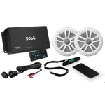 Audio Systems BOSS-ASK902B6 Bluetooth Amp Package W/1 Pair Speakers. Fixed Price $288.62.