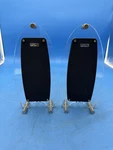 Rare Pair Of Flat Panel Speakers FPS-200 Glass 10W. Fixed Price $111.99.