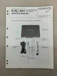 Kenwood KAC-941 Original Service Manual Free Shipping. Fixed Price $14.00.