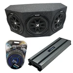 Kicker Comp C12 Triple 12" Subwoofer Loaded 1800 Watt Box & HA-A1500.1 Amp. Fixed Price $637.95.