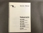 Nakamichi PA-350 -150 Power Amplifier EC-200 La Service Manual. Fixed Price $15.50.