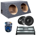 Alpine W10S4 Bassline 10" Car Subwoofer Bundle Dual Box W/ HA-A800.1 Amp. Fixed Price $364.95.