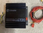 Coustic 120 Car Amplifier. Tested. Fixed Price $79.75.