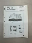 Kenwood KAC-526 Original Service Manual Free Shipping. Fixed Price $14.00.