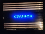 Crunch Powerzone P1400.4 Amp. Fixed Price $80.00.