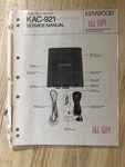 Kenwood KAC-941 Amplifier Service Manual *original*. Fixed Price $12.95.