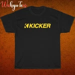 New Kicker Audio Amplifier Logo Black/grey/navy Size S-5XL Unisex T-shirt. Fixed Price $19.03.