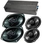 Pioneer GM-D1004 Channel Car Amplifier TS-G1620F 6.5" TS-G6930F 6X9" Speakers. Fixed Price $290.99.
