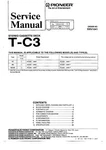 Service Manual Guide For Pioneer T-C3. Fixed Price $12.51.