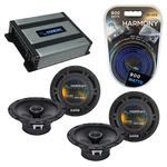 Chrysler Crossfire 2004-2006 Oem Speaker Upgrade Harmony (2) R65 & HA-A400.4 Amp. Fixed Price $224.95.