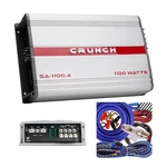 Crunch SA-1100.4 Watts Smash Four Channel Car Audio Amplifier + Kit. Fixed Price $78.99.