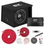 Ct Sounds Single 10 1300W Complete Bass Package With Loaded Sub Box And Amp. Fixed Price $379.97.