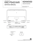 Service Manual Guide For Kenwood KAC-PS4D, KAC-X4R. Fixed Price $14.12.