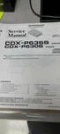 Pioneer CDX-P636S / P630S Original Service Manual. Fixed Price $15.00.