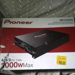Pioneer GM-E360X4 1000W Car Audio Amplifier 4/3/2 Channel 4X70W Rms. Fixed Price $60.00.