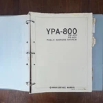 Vintage Yamaha YPA-800 PM-400 PS-400 Service Manual W/schematics. Fixed Price $20.00.