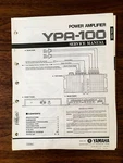 Yamaha YPA-100 Amplifier Service Manual *original*. Fixed Price $19.98.