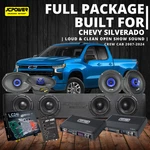 2007-2025 Chevy Silverado Crew Cab Jcpower Pro Audio Sound System Package. Fixed Price $2500.00.