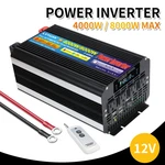 4000W 8000W Power Inverter 24V To 110V Converter With Lcd Controller 4AC. Fixed Price $189.99.